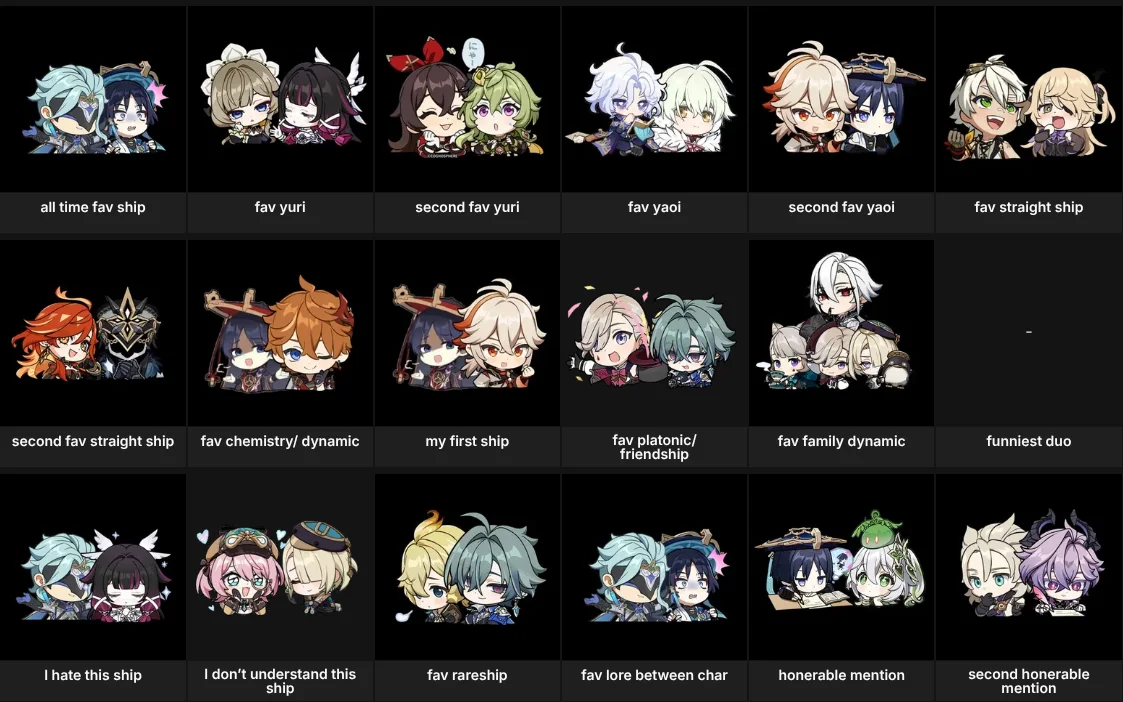 genshin ships / duo’s about me