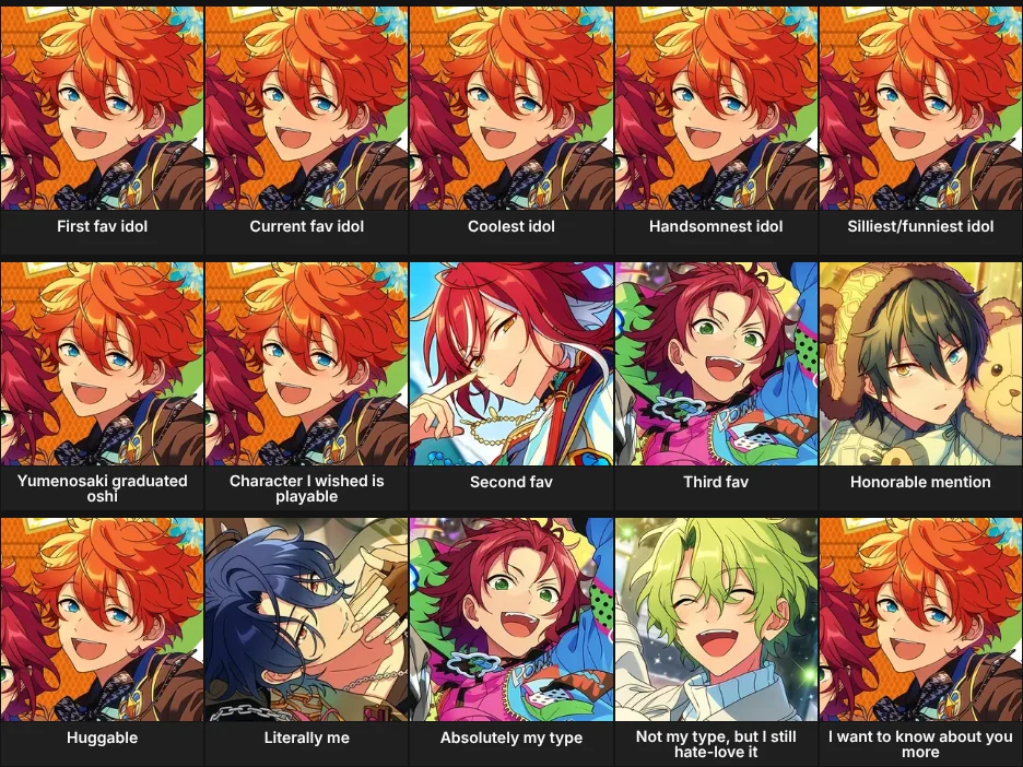 About Me: Ensemble Stars
