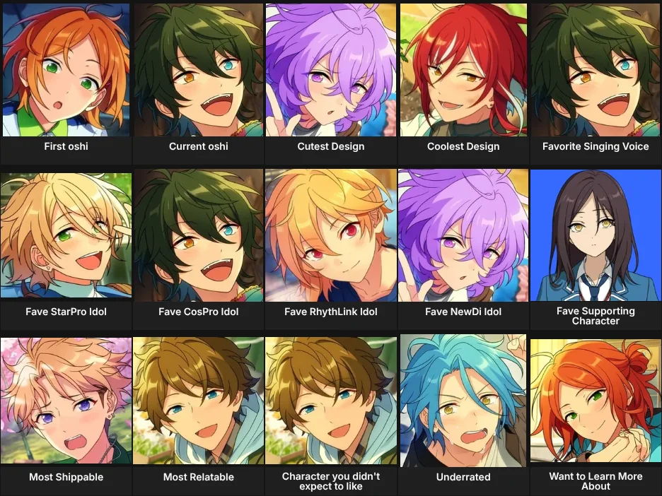 Enstars Faves