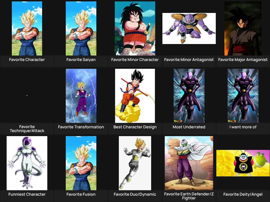 Dragon Ball Grid