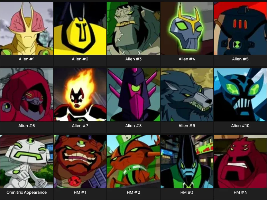 Ben 10 Omnitrix Playlist