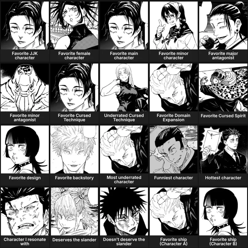 About me: Jujutsu Kaisen