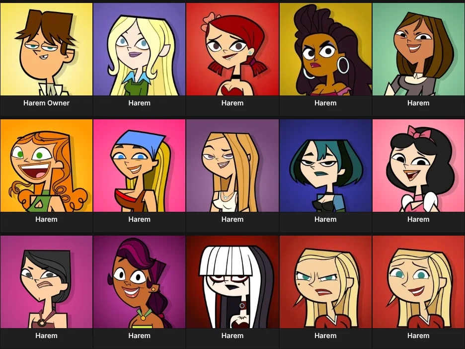 Total Drama Gen 1 Characters Opinions
