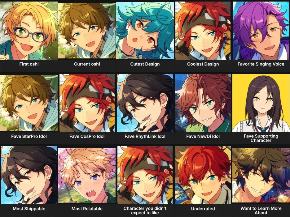 Enstars Faves