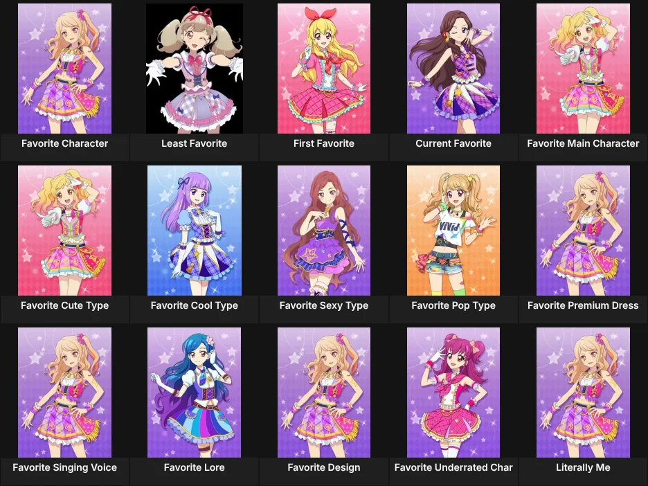 About Me: Aikatsu!