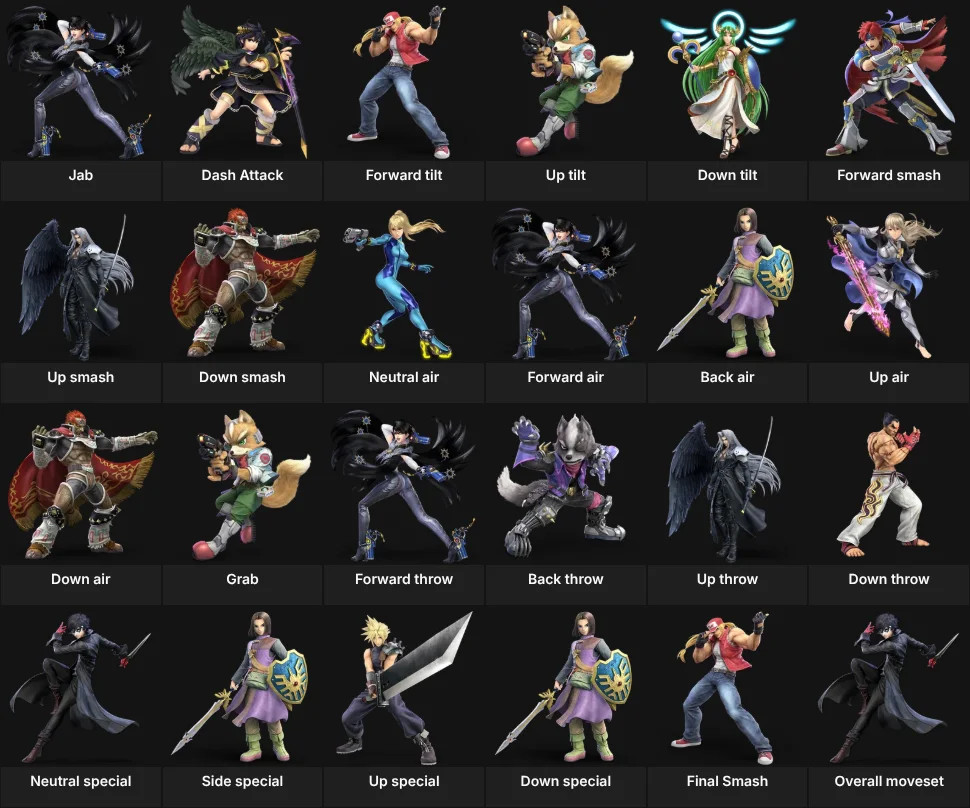 Smash Ultimate Moves