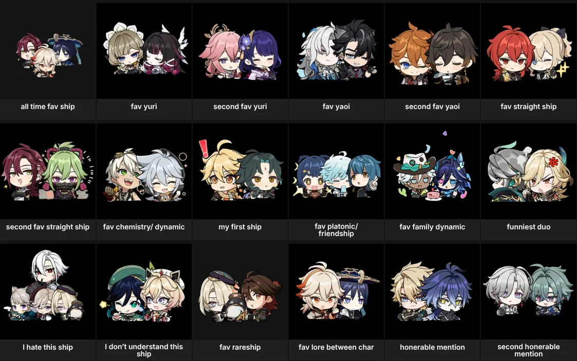genshin ships / duo’s about me