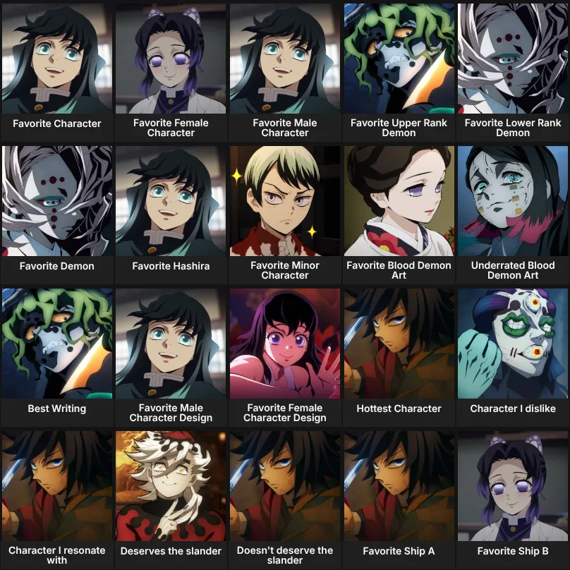 Demon Slayer: About Me