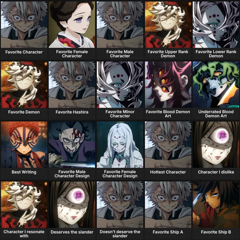 Demon Slayer: About Me