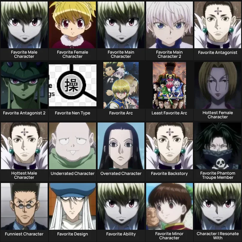 HxH Characters