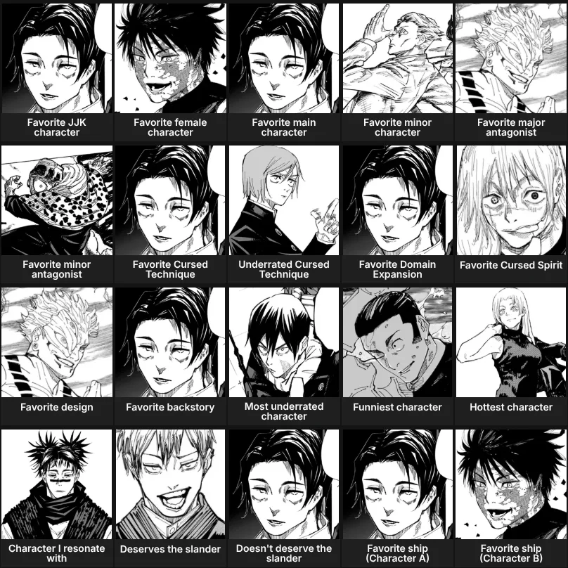 About me: Jujutsu Kaisen