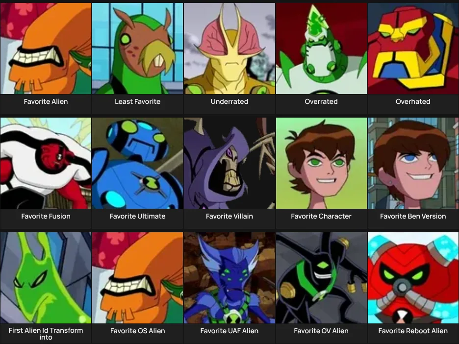 About Me: Ben 10