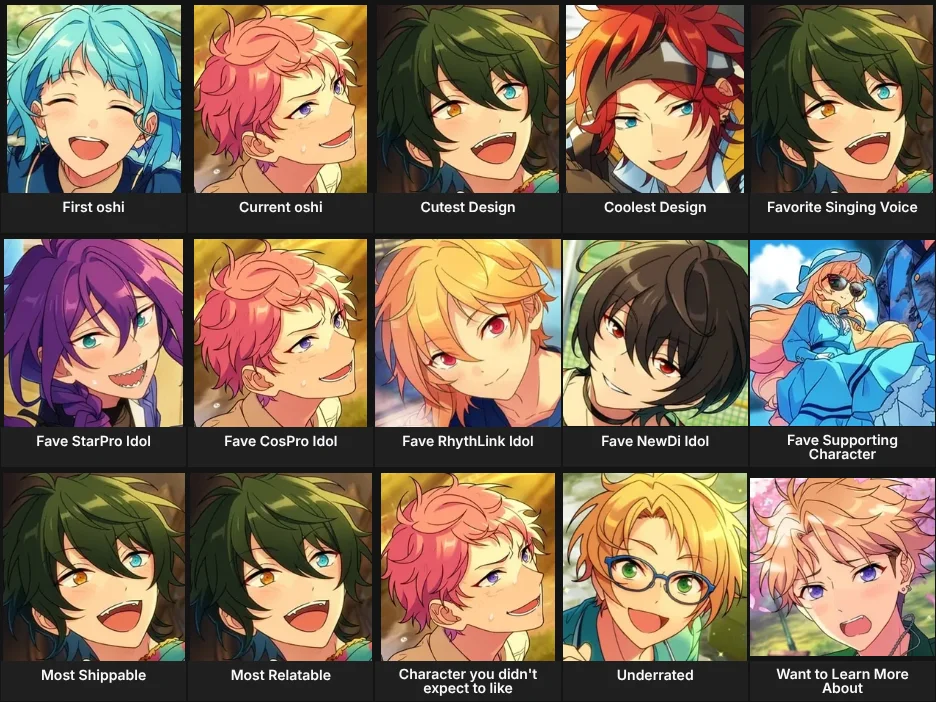 Enstars Faves