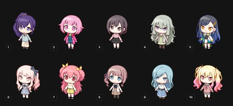 Top 10 PJSK