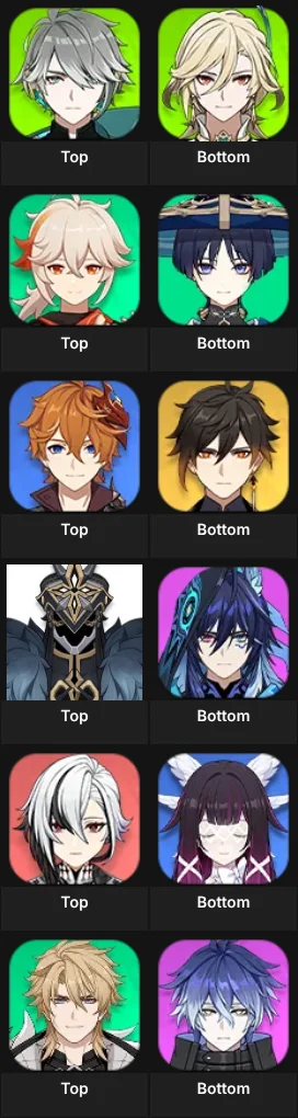Genshin fav ships