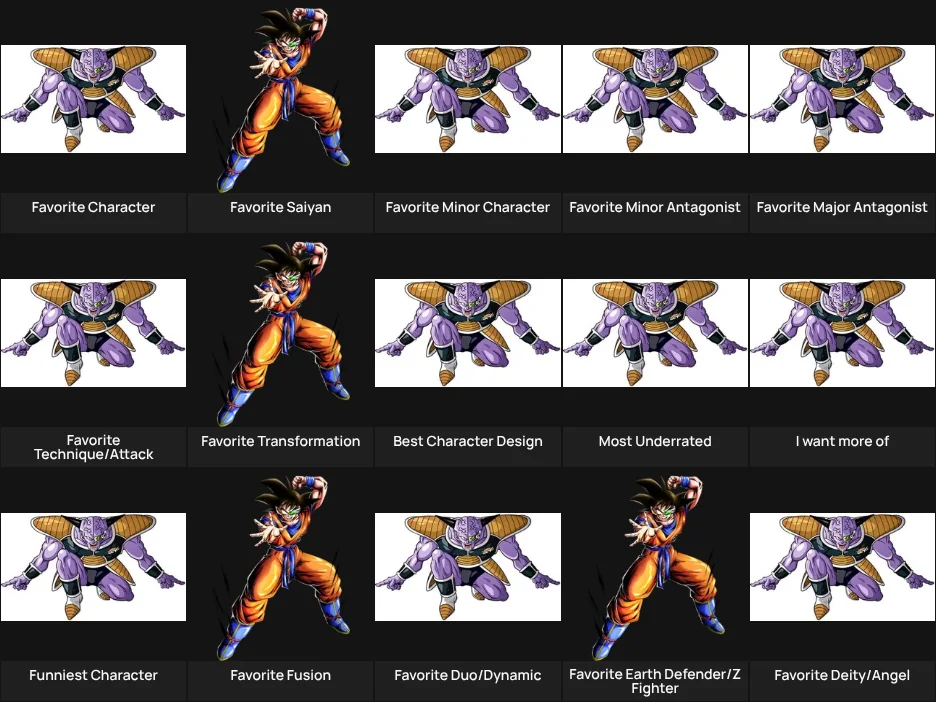 Dragon Ball Grid