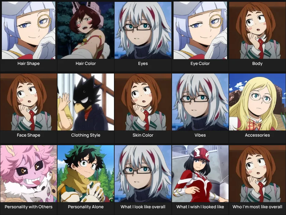 Describe Me Through My Hero Academia! MHA