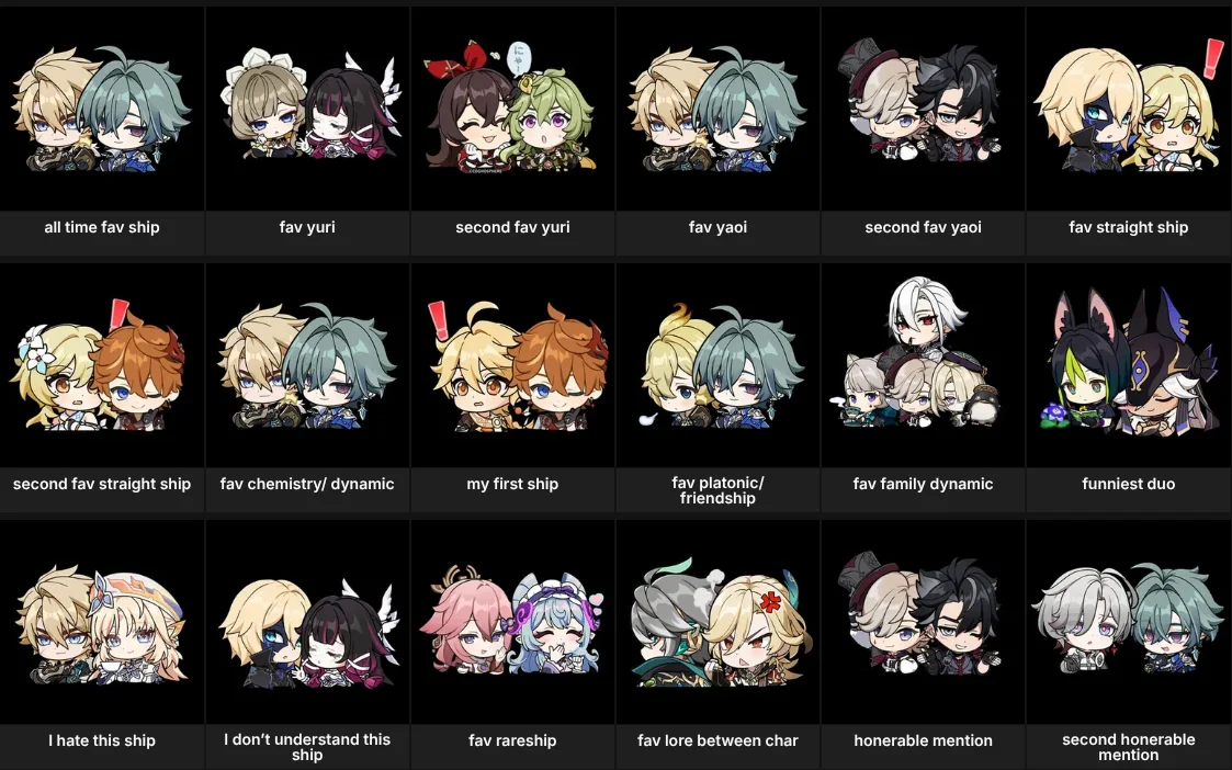 genshin ships / duo’s about me