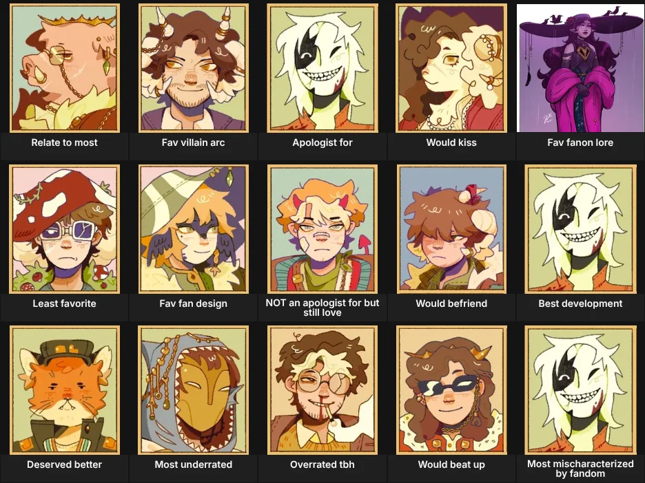 DSMP CHARACTER OPINIONS