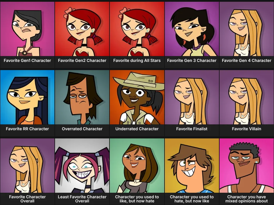 Total Drama Characters
