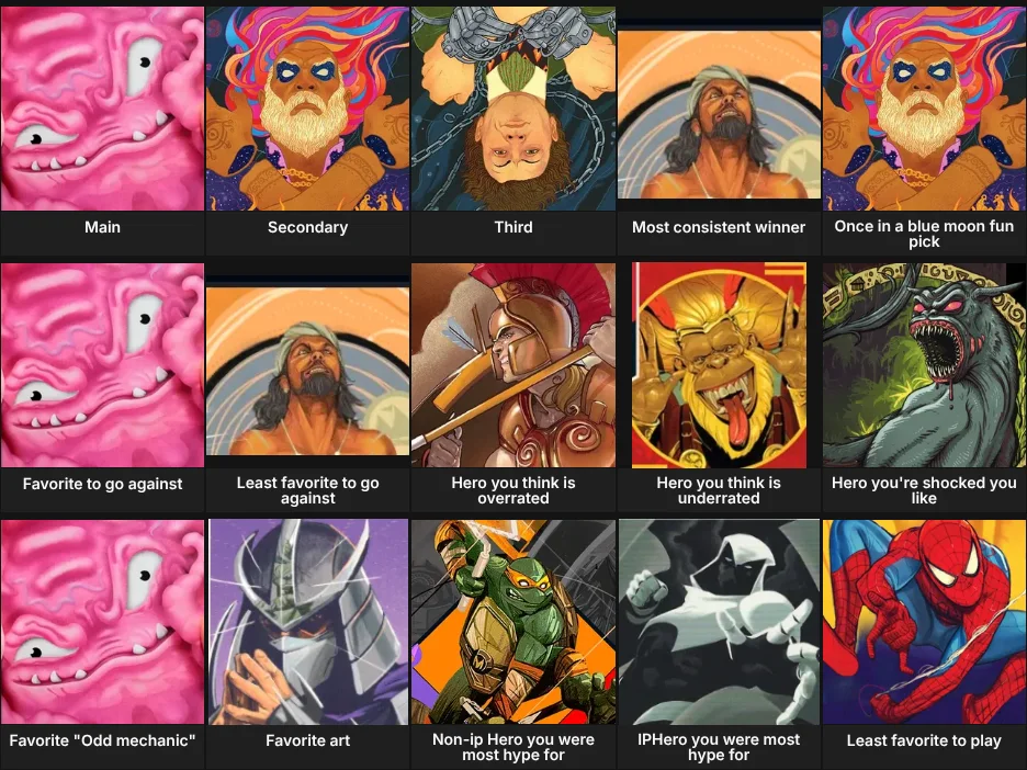 Unmatched Heros