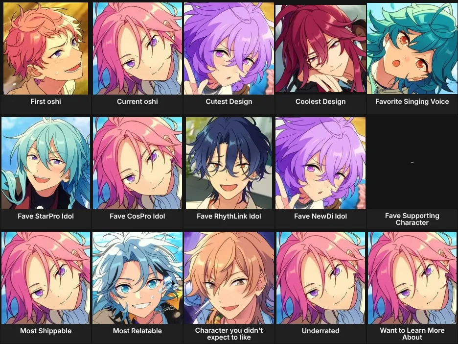 Enstars Faves