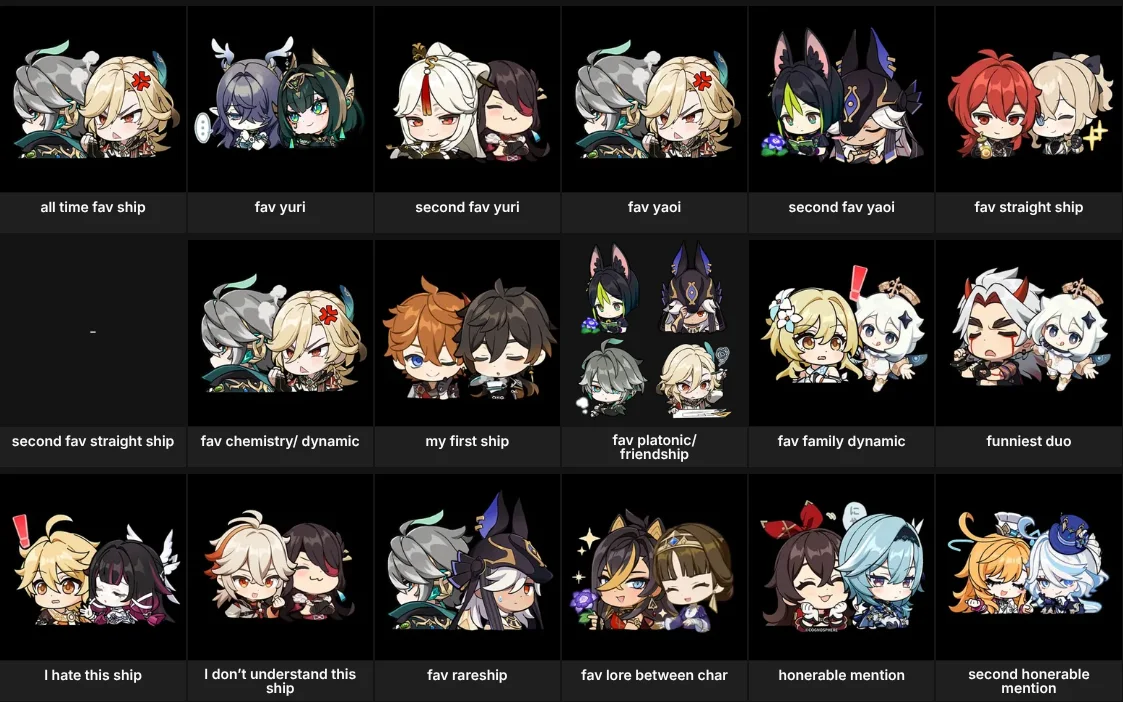 genshin ships / duo’s about me