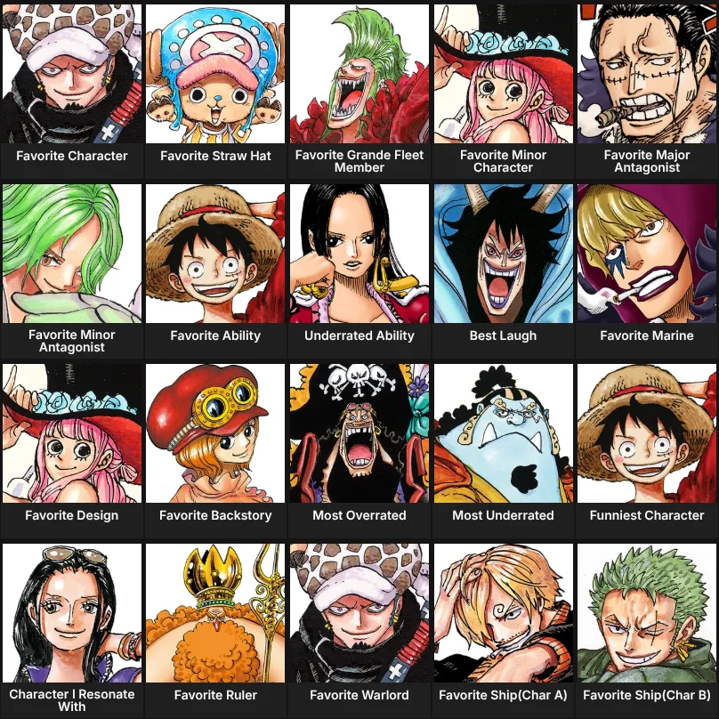One piece characters