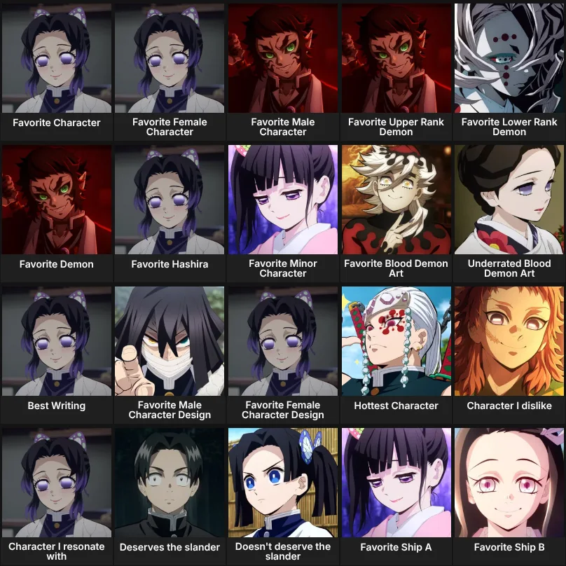 Demon Slayer: About Me