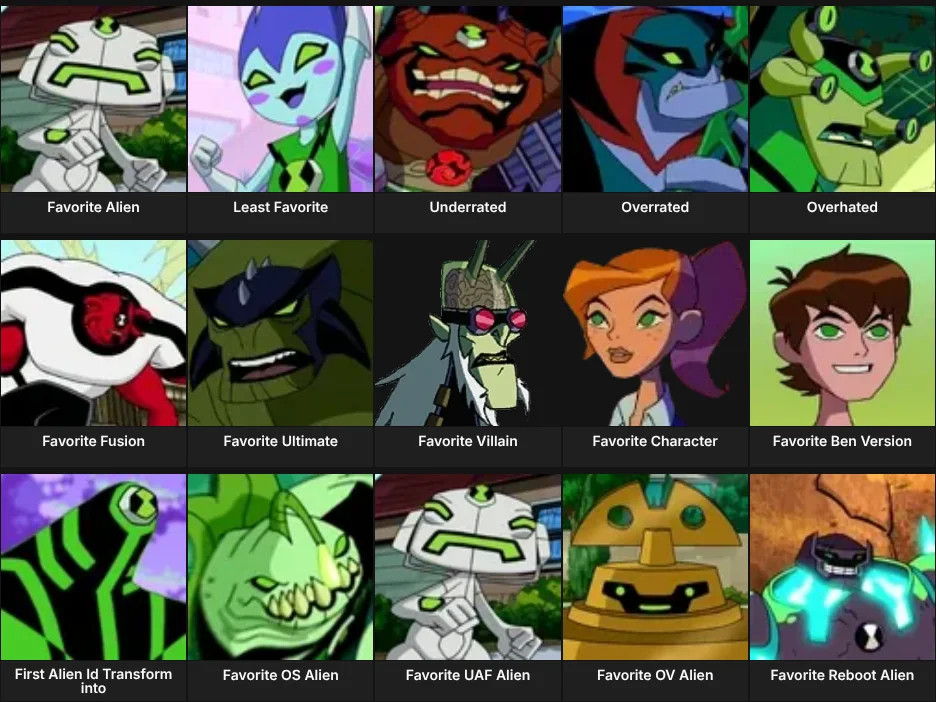About Me: Ben 10