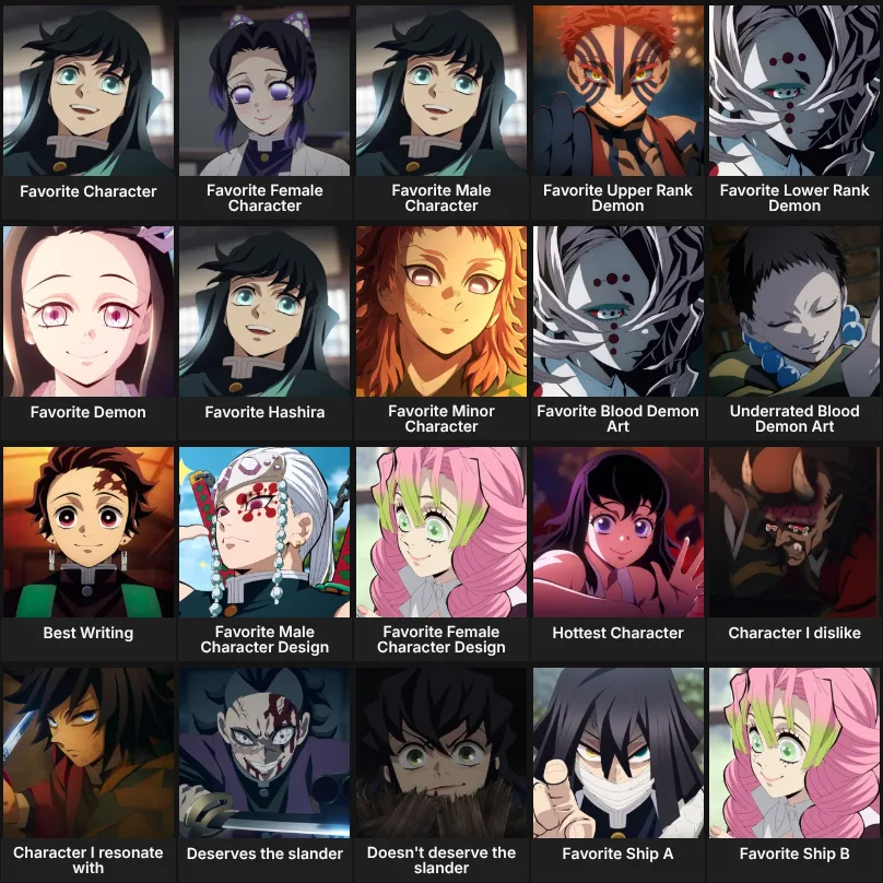 Demon Slayer: About Me