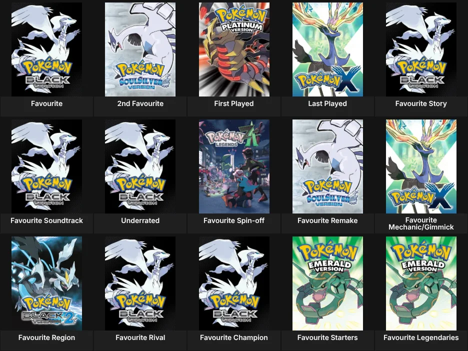 Pokémon Games