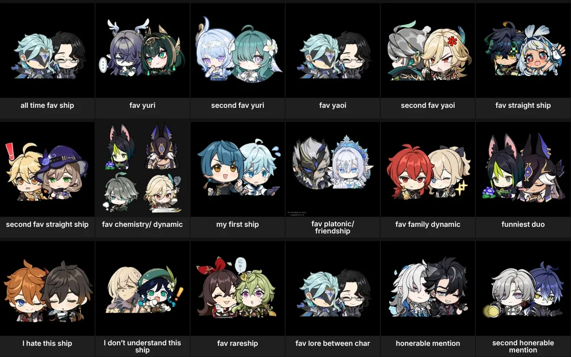genshin ships / duo’s about me