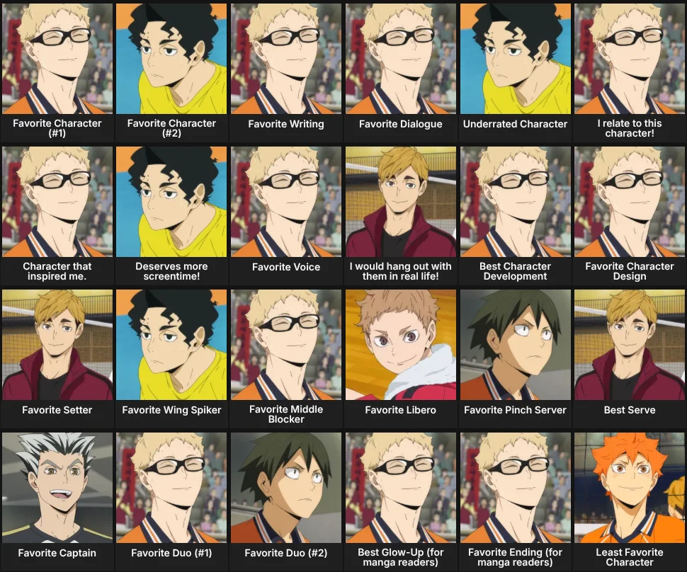 About Me: Haikyuu