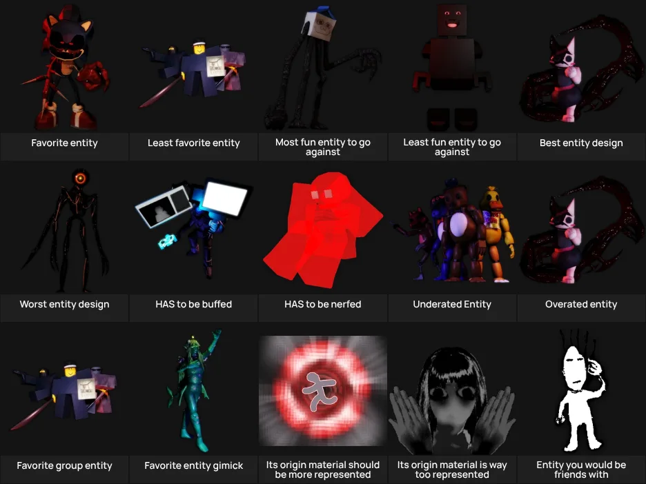 Darkest Hours Entities