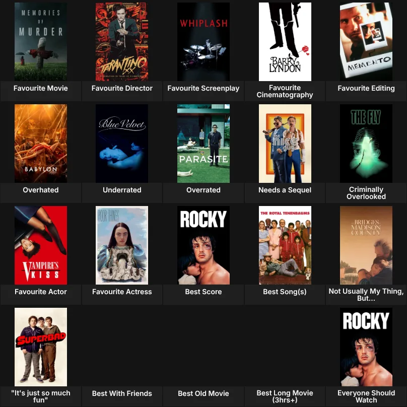 About Me: Movies