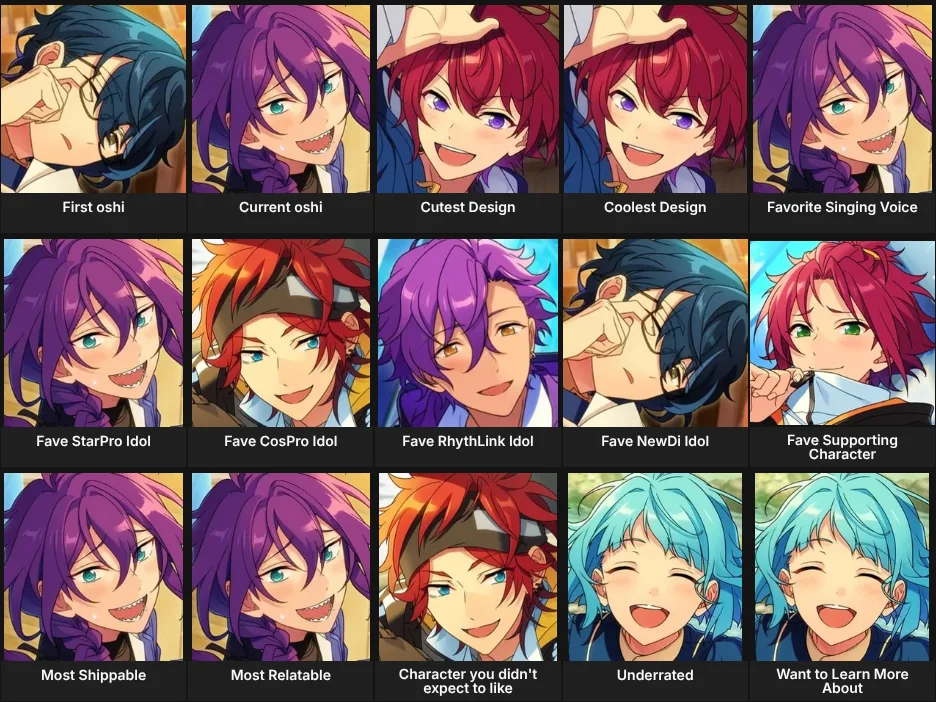 Enstars Faves