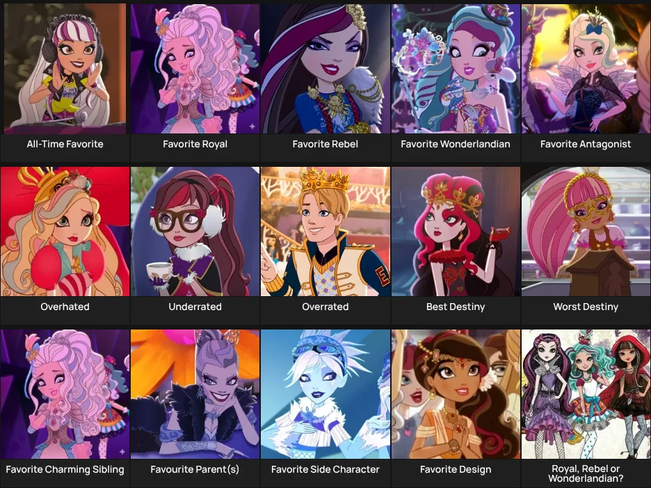 About Me: Ever After High