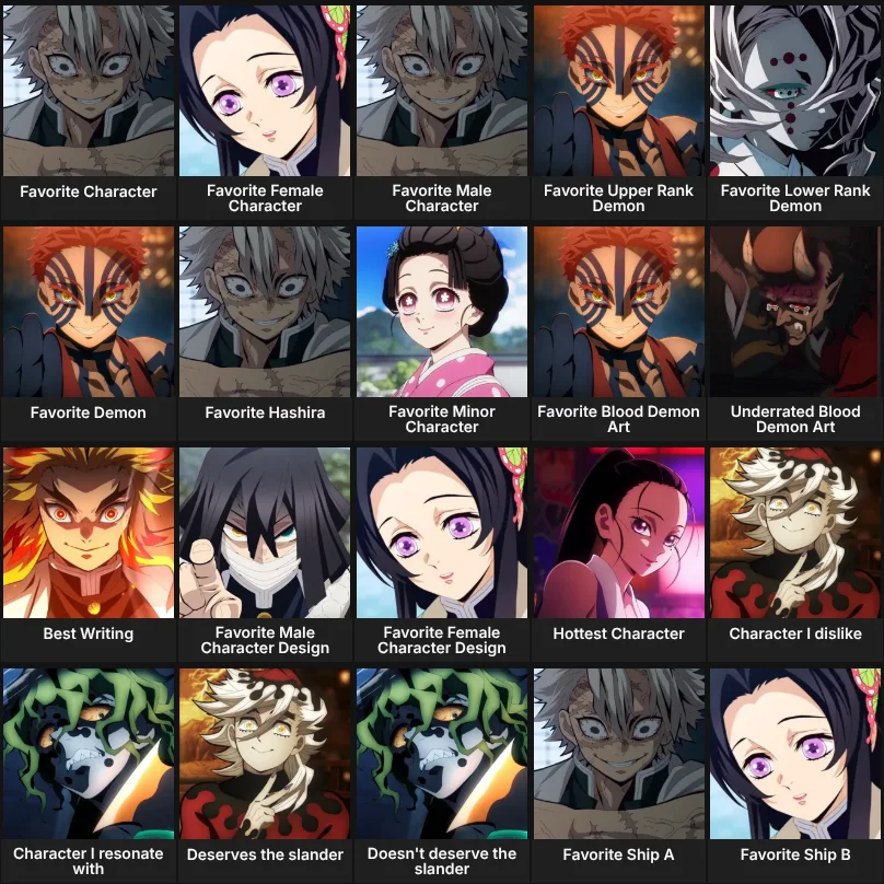 Demon Slayer: About Me