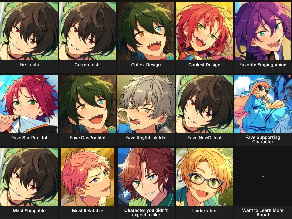 Enstars Faves