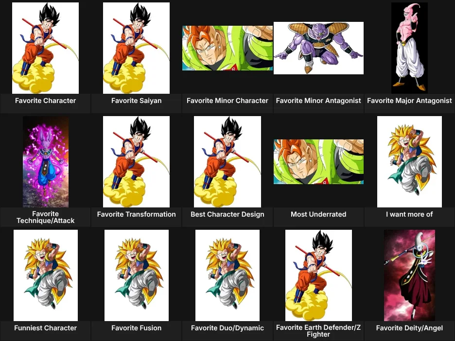 Dragon Ball Grid