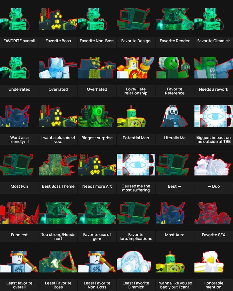 TBB enemies!