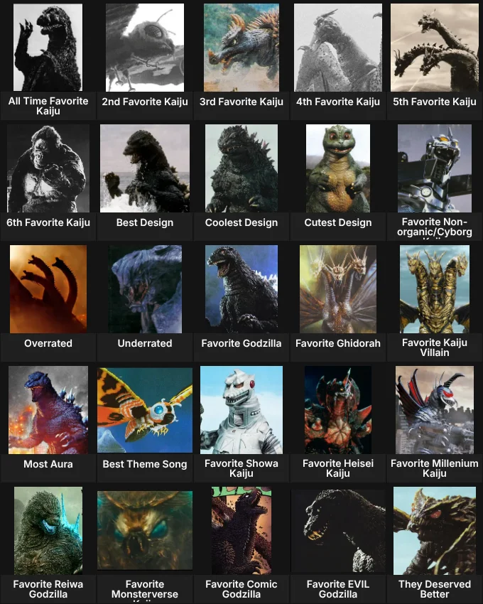 Godzilla Monsters