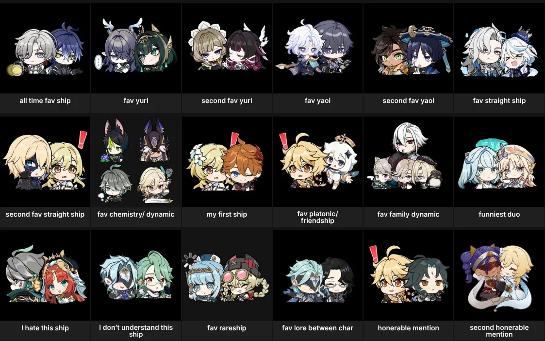 genshin ships / duo’s about me