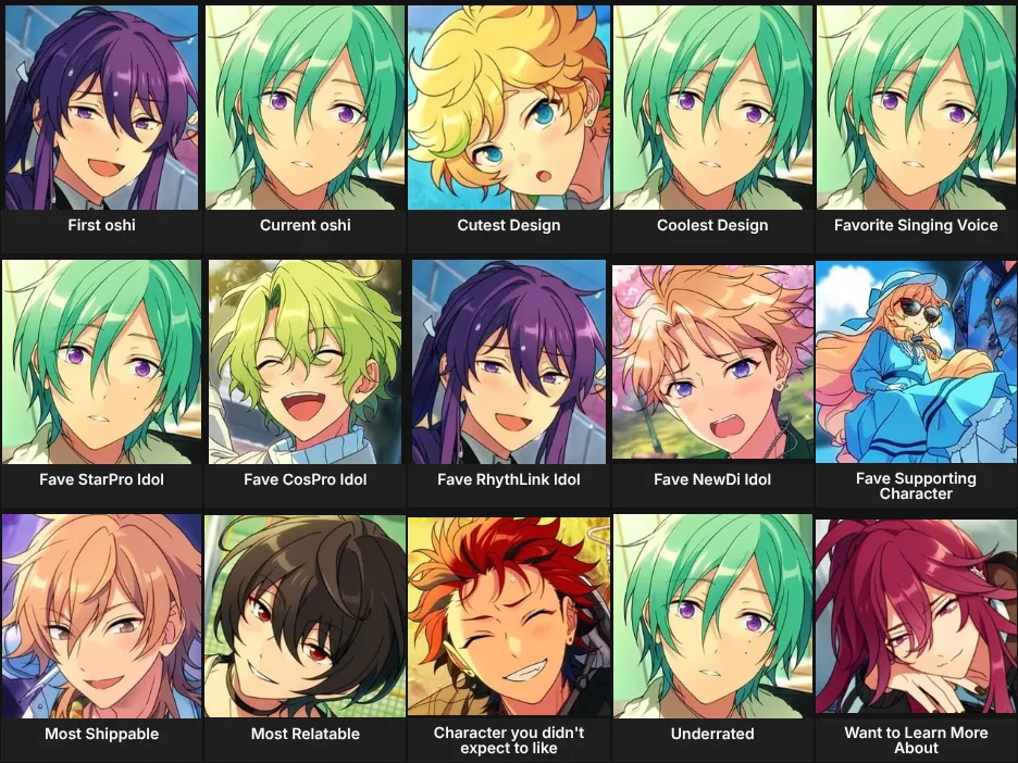 Enstars Faves