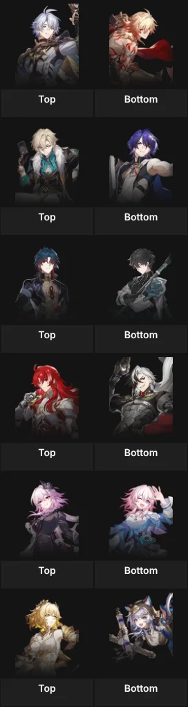 Honkai fav ships