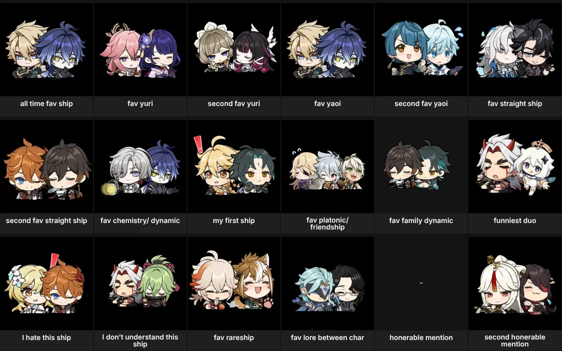 genshin ships / duo’s about me