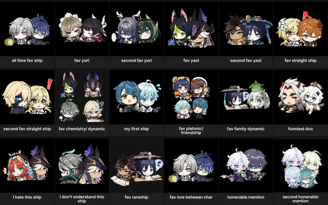genshin ships / duo’s about me