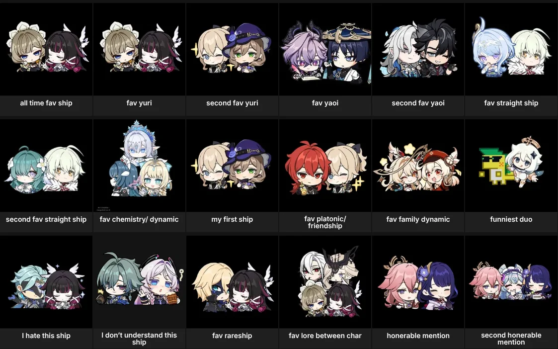 genshin ships / duo’s about me