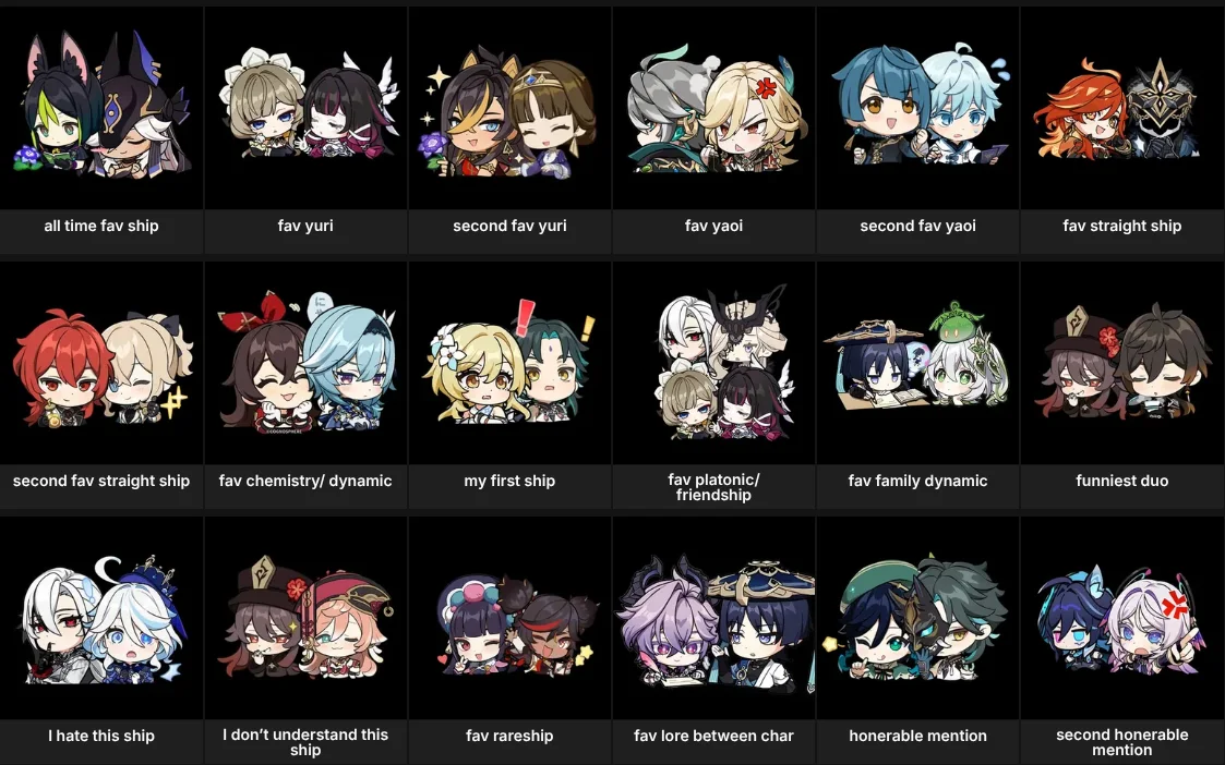 genshin ships / duo’s about me